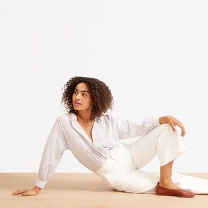 Everlane Wide Leg Crop Pants